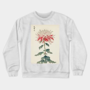 Vintage Japanese Kiku, Red and White by Kasegawa Crewneck Sweatshirt